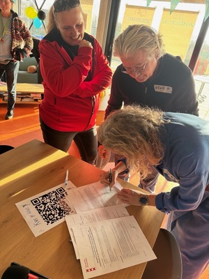 Ondertekenen van het contract