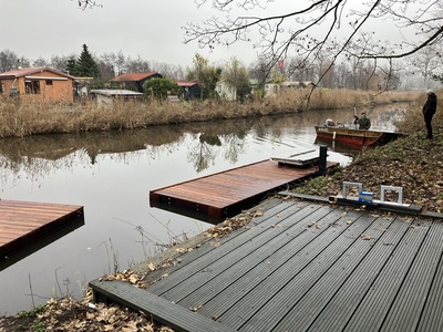 Het nieuwe vlot, bijna klaar